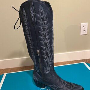 Lane Cowboy boots  - Lexington Knee High Corset